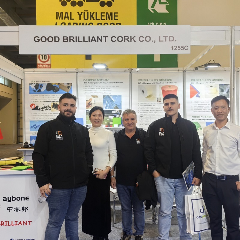 Ang Good Brilliant International Limited ay kumikinang sa 2025 Turkey International Glass Exhibition, Highlighting Cork Pads at Corner Protectors